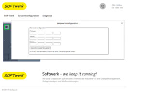 HTML-Oberfläche der EnergieBox von Softwerk